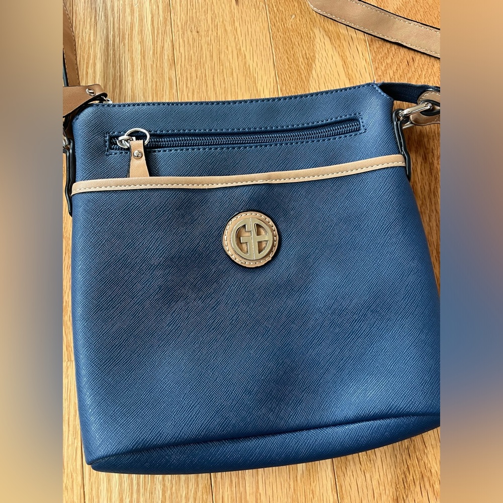 GIANI BERNINI Saffiano North South Crossbody Bag